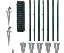 Euro Fence Steel 10x1.0 m Green