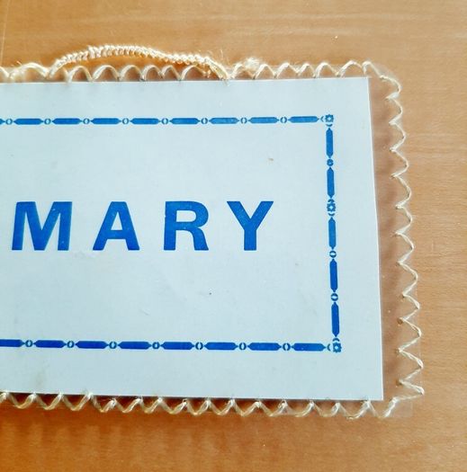 'Mary' prayer card
