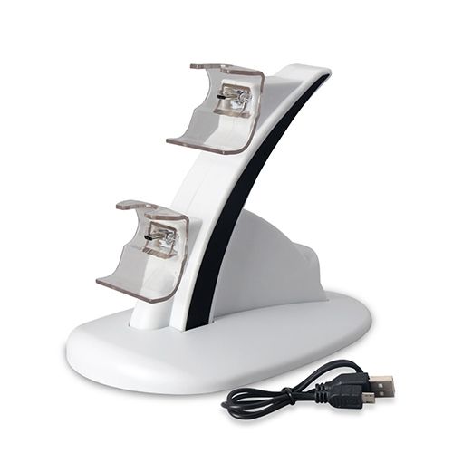 Xbox One S X Controller Dual Charger Docking Station Charging Stand Dock White