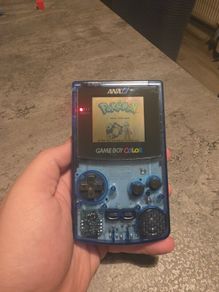 Gameboy Color ANA Special Edition with Pokemon Blue