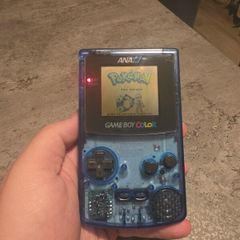 Gameboy Color ANA Special Edition with Pokemon Blue