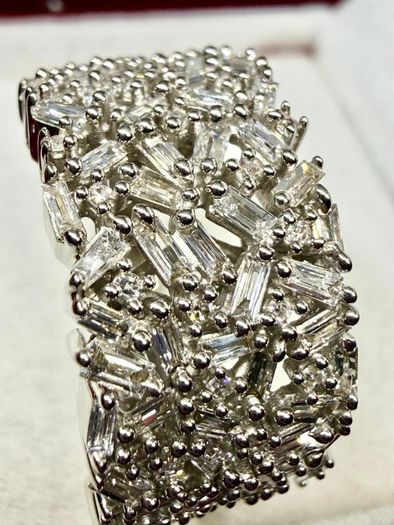 Diamond Lab-Grown Diamond Firecracker Statement Ring