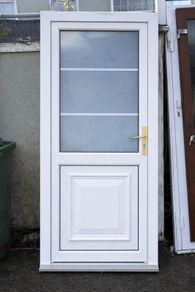 White Single Door