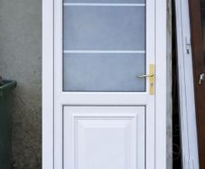 White Single Door