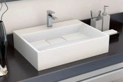 Wash Basin 50x38x13 cm Mineral Cast/Marble Cast White