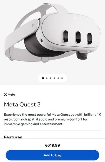 Meta Quest 3 512GB + BOBOVR S3 Pro head strap