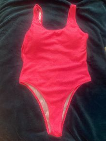 Hot pink one piece swimsuit swimsuit