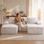 Softy Compressed Modular Sofa c/w Chaise & Ottoman Image 6