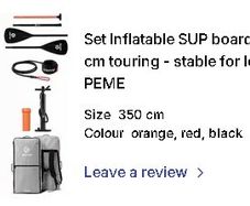 sup Peme stand up paddle board 350cm