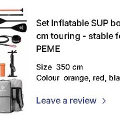 sup Peme stand up paddle board 350cm