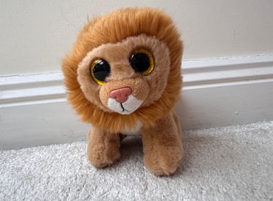 Ty Beanie Boo Lion Louie Plush Soft approx. 15 cm. Used Please see photos