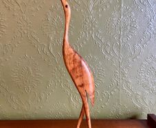 Mid century wooden bird