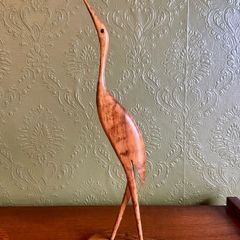 Mid century wooden bird