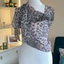 Light Pink & Black Leopard Print Shawl / Scarf Image 5