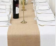 Hessian Table Runner