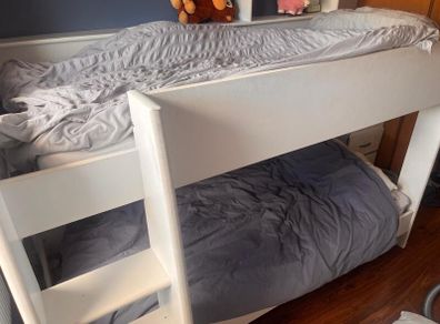 White Bunk Bed