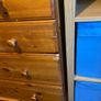 pine wood chest of drawers Image 5