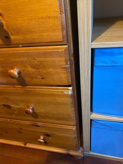 pine wood chest of drawers