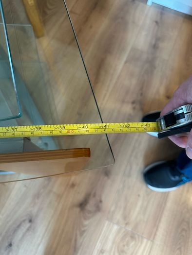 Glass TV table / stand