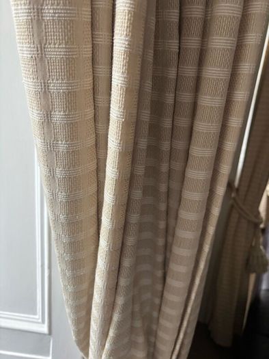 Bespoke hand made Goblet pleat Curtains