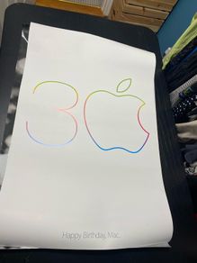 APPLE 30th Anniversary Postet