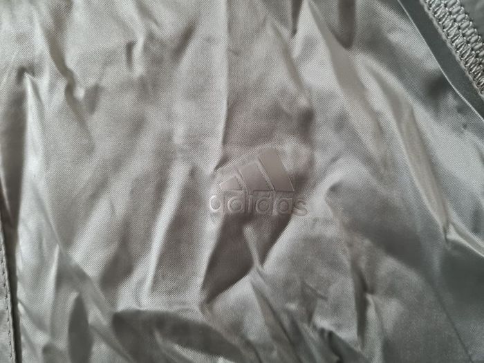 Adidas windbreaker jumper silver shiny size L 16uk