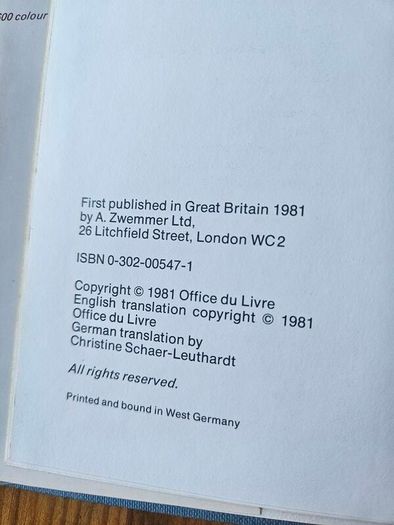Wall-papers Of France. 1800-1850. First Edition Large Volume Hardback With Dustjacket In Good Condition.  See Photos For Same.