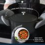 Casserole Dish With Lid, Medium 4L/24 cm, Lightweight Cast Aluminium, Induction Hob And Oven Safe (FREE POSTAGE) Image 4