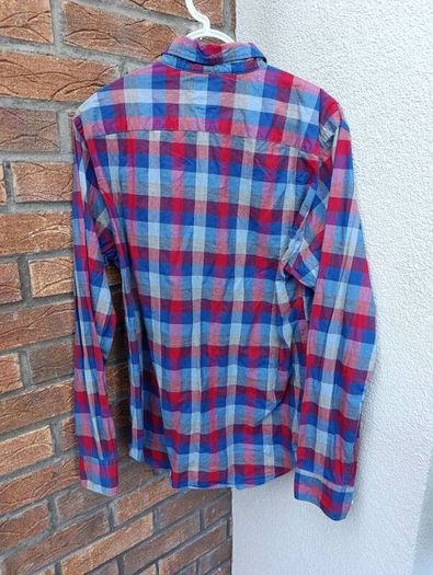 Tommy Hilfiger Vibrant Button Down Shirt Mens Large L Slim Fit