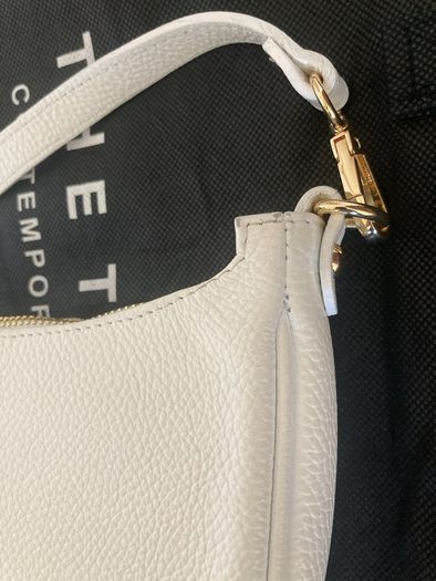 White Leather Shoulder/Crossbody Bag