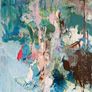 Original Art Original Landscape in Abstract Chateaux Chic Image 8