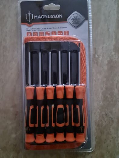 Magnusson 6 piece Standard Mixed Screwdriver set