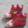BNWT Felt kids shoes from Nepal - Handmade and very warm - Size 24 Image 2