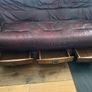 3 seat leather couch Image 2