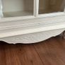Vintage Style Cream Display Cabinet / Unit with Drawer Image 6