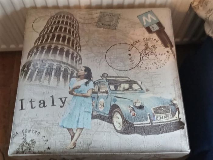Italian Vintage Style Storage Cube