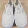 Womens VANS canvas trainers runners white Size UK 5 EU 38 juniors girls boys unisex Image 3