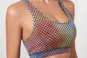 Tie dye Honeycomb sports bra, size .