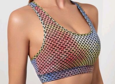 Tie dye Honeycomb sports bra, size .