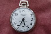 Vintage Westclox Scotty Mechanical Manual Pocket Watch -  Works Well