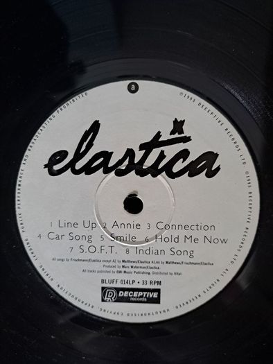 Elastica 1995 lp on Deceptive BLUFF 014LPN