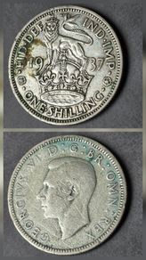 Great Britain Silver Shilling 1937...1946 KM# 853