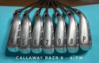 Callaway RAZR X Irons - 4 to PW (7 Clubs)