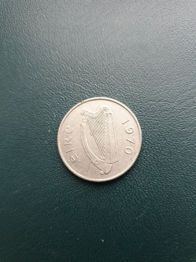 1970 Irish five pence