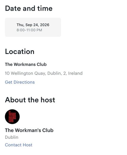 Madra Salach Tickets (Workmans Club)