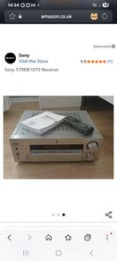 Sony Receiver Model No.STR-DB1070