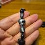 Vintage Beaded Black Necklace. Image 2