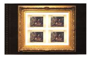 2002 Ireland 140th Anniversary of National Gallery of Ireland 1st Issue Commemorative Stamp Booklet Pane "The Conjuror" by Nathaniel Hone the Elder, Mint Never Hinged (MNH). Hibernian HB135