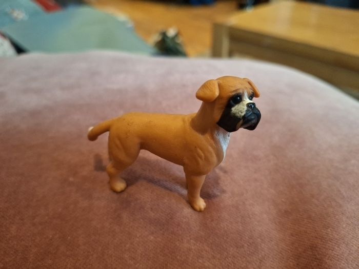 Schleich retired boxer dog