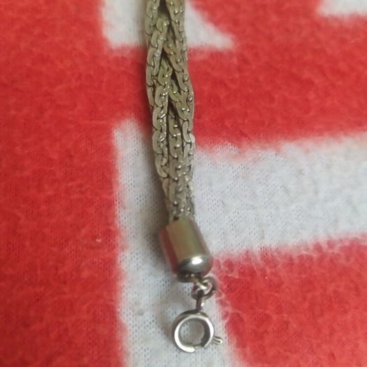 vintage silver bracelet twisted design